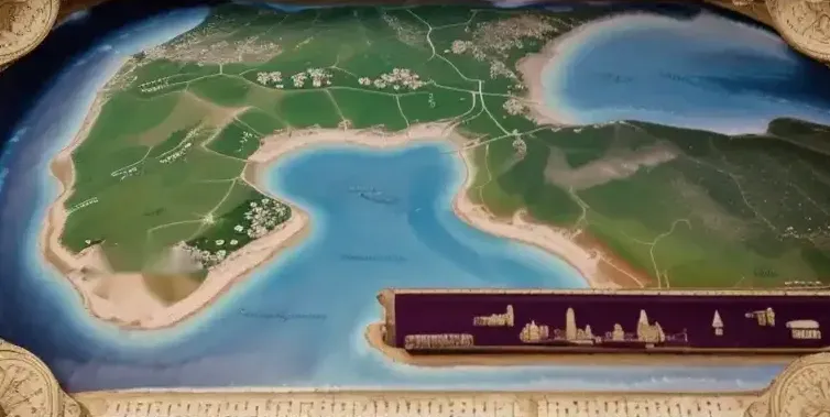 Mapa pochodu Aleksandra
